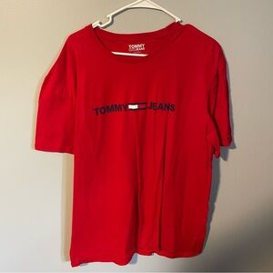 Tommy Jeans Red Shirt